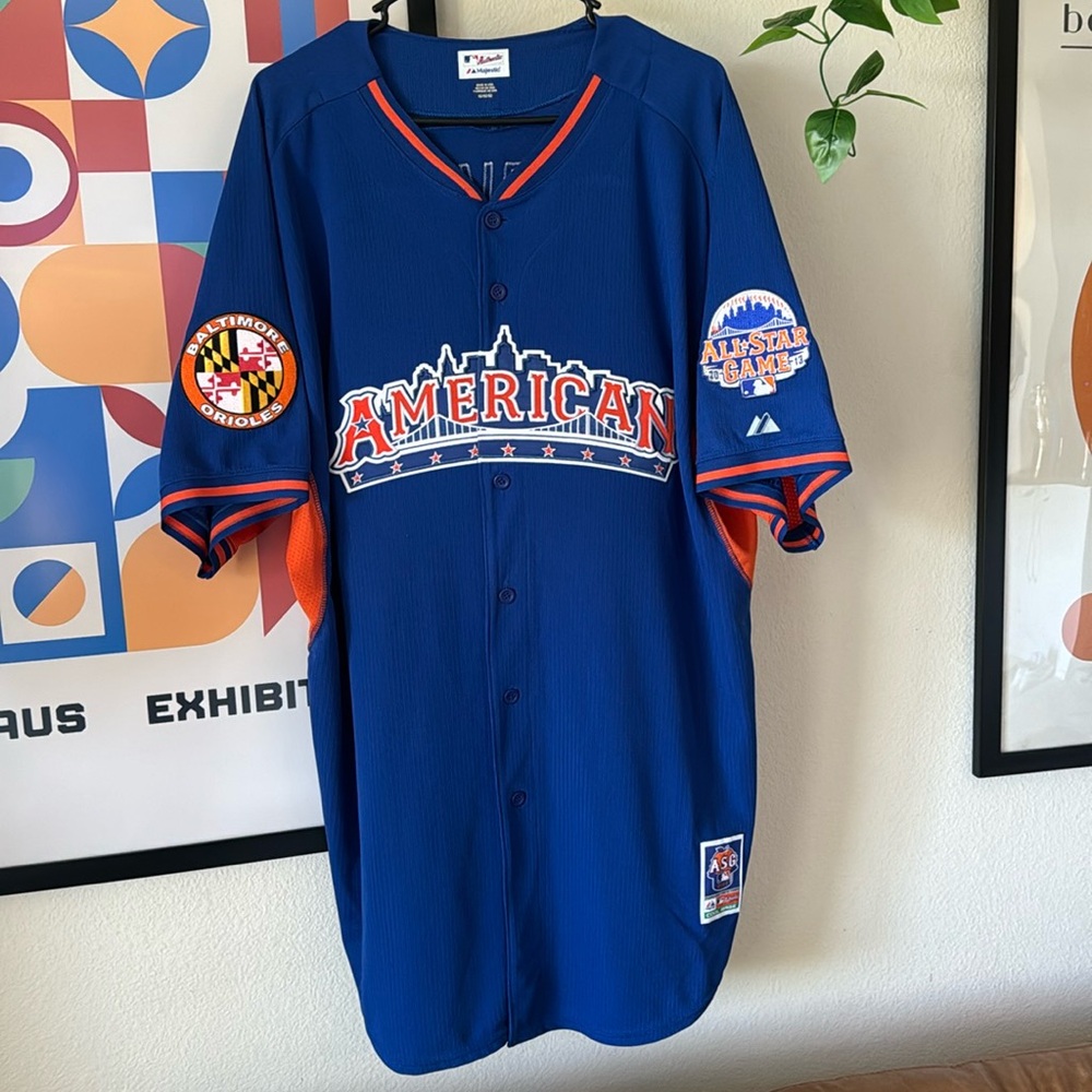 AUTHENTIC MAJESTIC MLB COOL BASE 2013 ALL STAR GAME JERSEY DAVIS ORIOLES SIZE 52